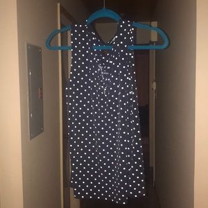 Karl Lagerfeld Polk a dot blouse XL